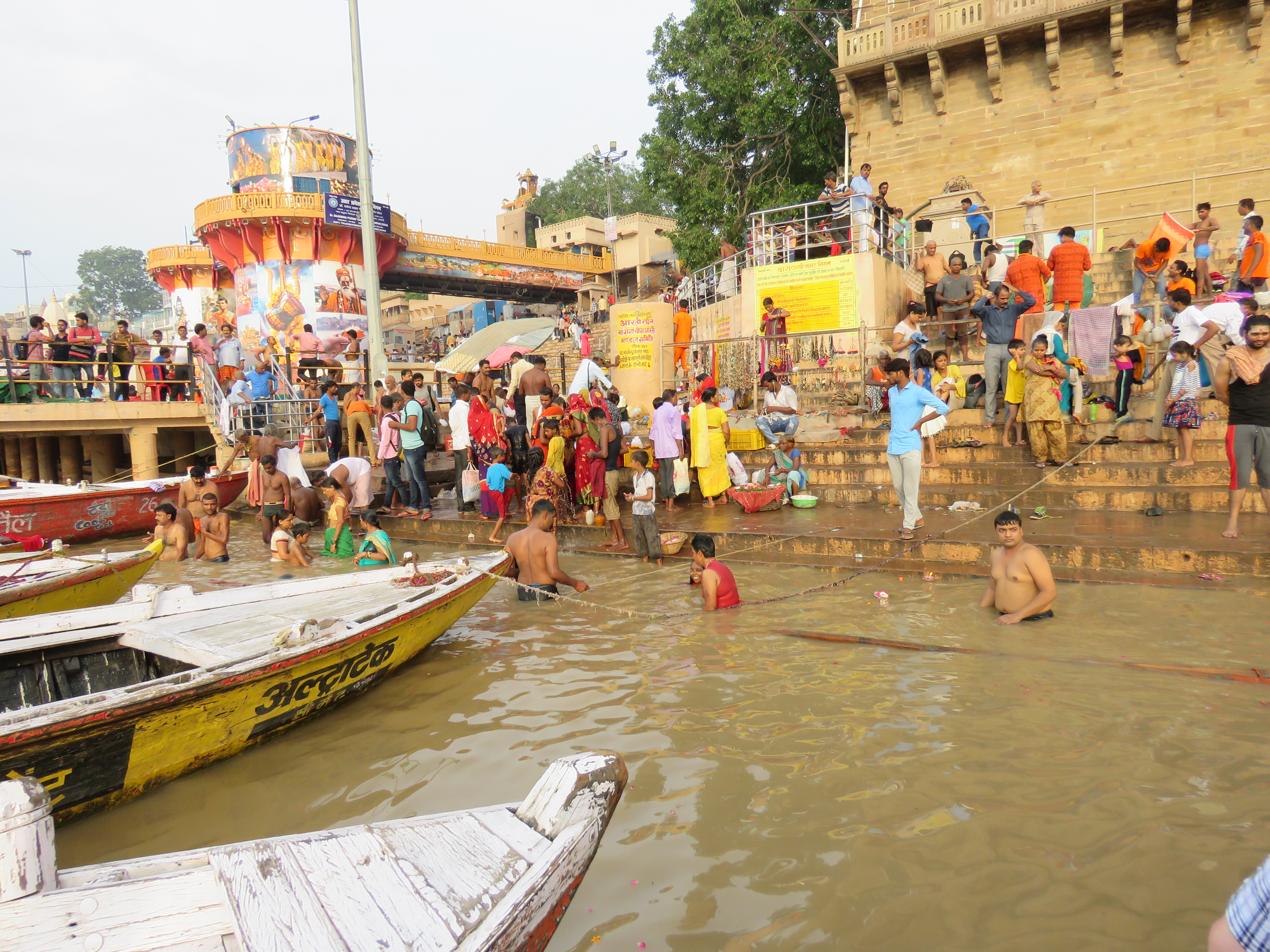02 Varanasi Bootsfahrt auf dem Ganges