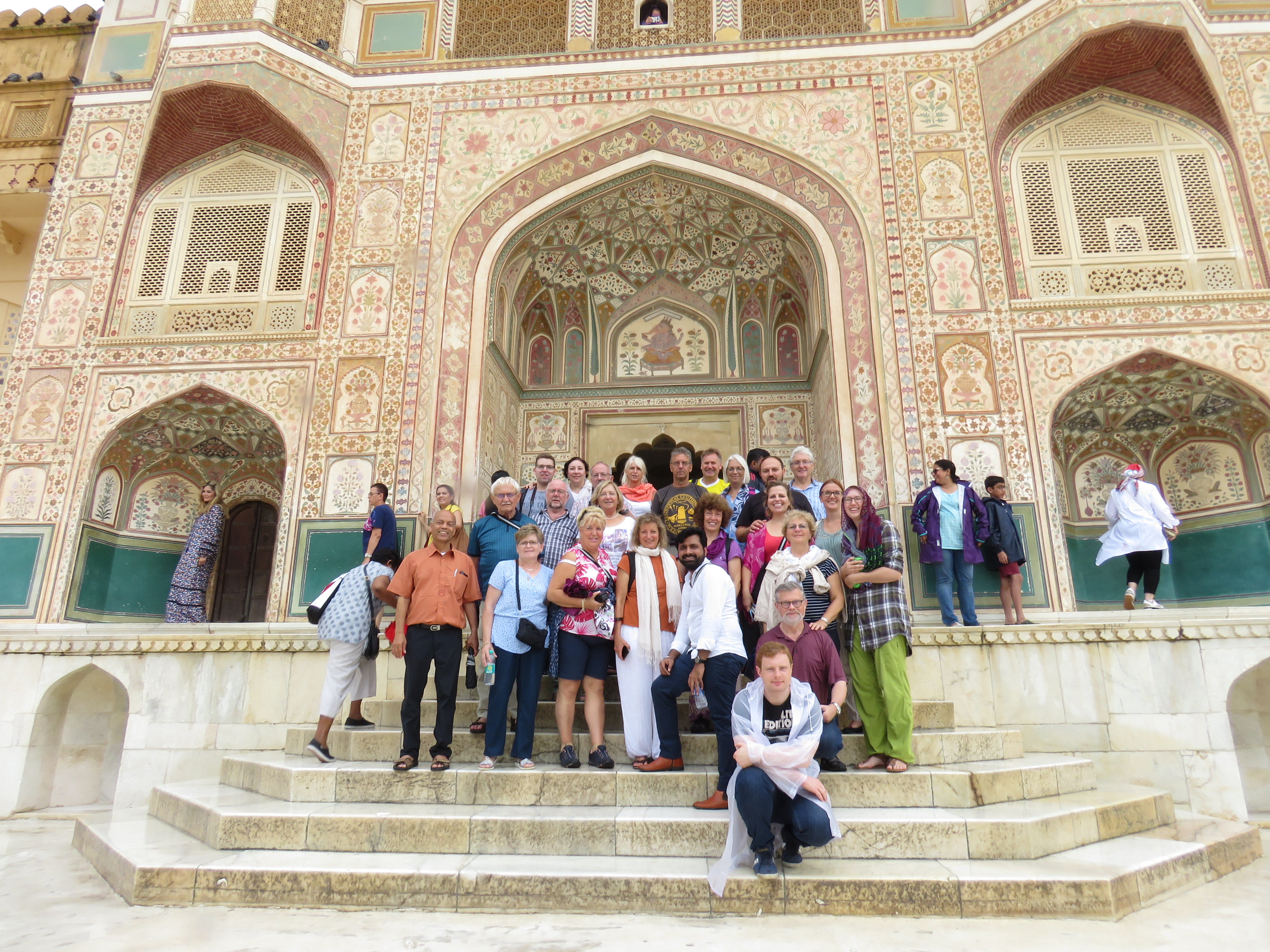 04 Jaipur Gruppenbild Fort Amber